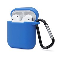 Newface Airpods (1.nesil) Sert Silikon Kılıf - Mavi