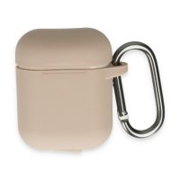 Newface Airpods 2 (2.nesil) Hang Kılıf - Pudra