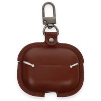 Newface Airpods 3 (3.nesil) Çanta Deri Kılıf - Kahverengi