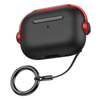 Newface Airpods Pro (1.nesil) Cool Kılıf - Siyah-Kırmızı