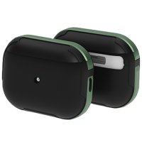 Movenchy Airpods Pro 2 (2.nesil) MO-A8 Armor Kılıf - Koyu Yeşil