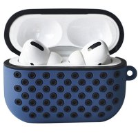 Newface Airpods Pro 2 (2.nesil) Spor Delikli Kılıf - Lacivert-Siyah