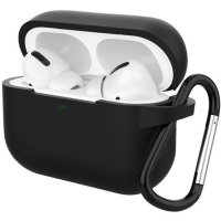 Newface Airpods Pro Hang Case Silikon Kılıf - Siyah