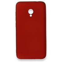 Newface Alcatel U5 Kılıf First Silikon - Bordo