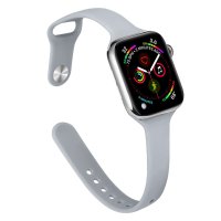 Newface Apple Watch 44mm Klasik Kordon - Açık Gri