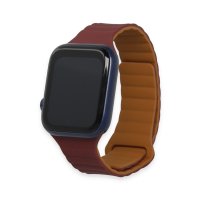 Newface Apple Watch 38mm KR411 Tailored Strap Kordon - Derin Mor