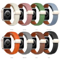 Newface Apple Watch 38mm KR414 Daks Deri Kordon - Beyaz