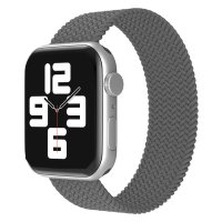 Newface Apple Watch 41mm Ayarlı Solo Silikon Kordon - Gri