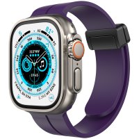 Newface Apple Watch 40mm KR412 Elegance Stylısh Kordon - Derin Mor