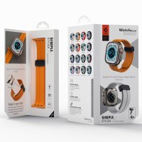 Newface Apple Watch 40mm KR412 Elegance Stylısh Kordon - Turuncu