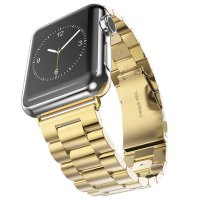 Newface Apple Watch 40mm Metal Baklalı Kordon - Gold