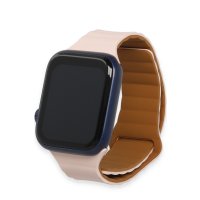 Newface Apple Watch 41mm KR411 Tailored Strap Kordon - Pudra