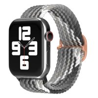 Newface Apple Watch 41mm Star Kordon - Gri-Siyah