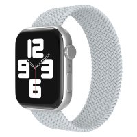 Newface Apple Watch Ultra 49mm Ayarlı Solo Silikon Kordon - Beyaz