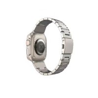 Newface Apple Watch 42mm İron Metal Baklalı Kordon - Yıldız Işığı