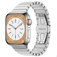 Newface Apple Watch 42mm KR413 Fine Steel Kordon - Gümüş