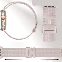 Newface Apple Watch 42mm Milano Metal Kordon - Titan Gri