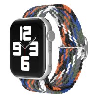 Newface Apple Watch 42mm Star Kordon - Gri-Turuncu