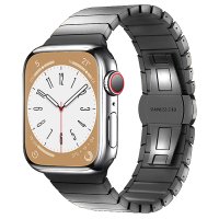 Newface Apple Watch 44mm KR413 Fine Steel Kordon - Füme