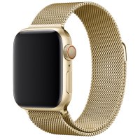 Newface Apple Watch 44mm Metal Mıknatıslı Kordon - Gold