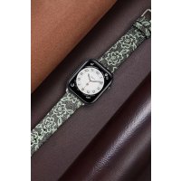Newface Apple Watch 45mm Creeper Desenli Kordon - Gold
