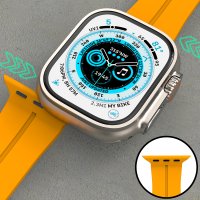 Newface Apple Watch 45mm KR412 Elegance Stylısh Kordon - Koyu Yeşil