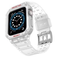 Newface Apple Watch 44mm KR401 Silikon Kordon - Şeffaf
