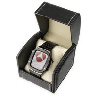 Newface Apple Watch 44mm KR409 Metal Kordon - Siyah