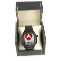 Newface Apple Watch 44mm KR409 Metal Kordon - Siyah