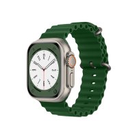 Newface Apple Watch 44mm Ocean Kordon - Koyu Yeşil