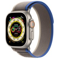 Newface Apple Watch 42mm Trail Kordon - Mavi-Gri