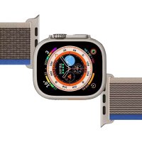 Newface Apple Watch 45mm Trail Kordon - Sarı-Bej