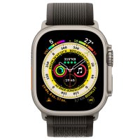 Newface Apple Watch 41mm Trail Kordon - Siyah-Gri