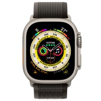 Newface Apple Watch 42mm Trail Kordon - Siyah-Gri