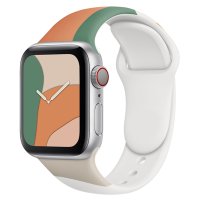 Newface Apple Watch 42mm KR407 Kamuflaj Silikon Kordon - Desen 2