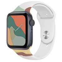 Newface Apple Watch Ultra 49mm KR407 Kamuflaj Silikon Kordon - Desen 3