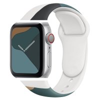 Newface Apple Watch 44mm KR407 Kamuflaj Silikon Kordon - Desen 4