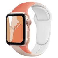 Newface Apple Watch 38mm KR407 Kamuflaj Silikon Kordon - Desen 6