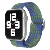 Newface Apple Watch Ultra 49mm Star Kordon - Yeşil-Lacivert