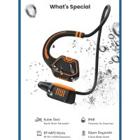 Newface AS9 Suya Dayanıklı Bluetooth Kulaklık - Siyah