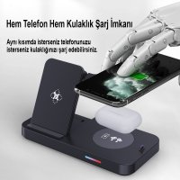 Newface B19H Huawei Kablosuz Şarj Masaüstü Set - Siyah