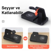 Newface B19H Huawei Kablosuz Şarj Masaüstü Set - Siyah