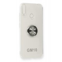 Newface General Mobile GM 10 Kılıf Gros Yüzüklü Silikon - Gümüş