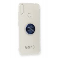 Newface General Mobile GM 10 Kılıf Gros Yüzüklü Silikon - Mavi