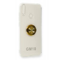 Newface General Mobile GM 20 Kılıf Gros Yüzüklü Silikon - Gold