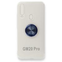 Newface General Mobile GM 20 Pro Kılıf Gros Yüzüklü Silikon - Mavi