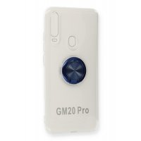 Newface General Mobile GM 20 Pro Kılıf Gros Yüzüklü Silikon - Mavi