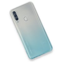 Newface General Mobile GM 20 Pro Kılıf Lüx Çift Renkli Silikon - Turkuaz