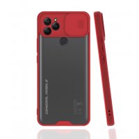 Newface General Mobile GM 21 Kılıf Platin Kamera Koruma Silikon - Kırmızı