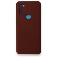 Newface General Mobile GM 21 Plus Kılıf Nano içi Kadife  Silikon - Kahverengi